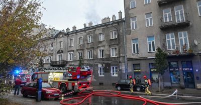 Pożar na Woli, ewakuowano 40 osób