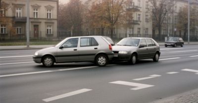 Zmiana pasa zakończyła się kolizją i mandatami